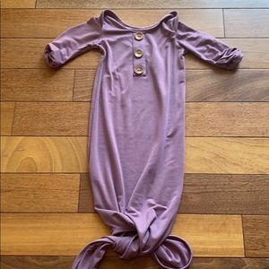 Caden Lane knotted gown, like new, 0-3 months